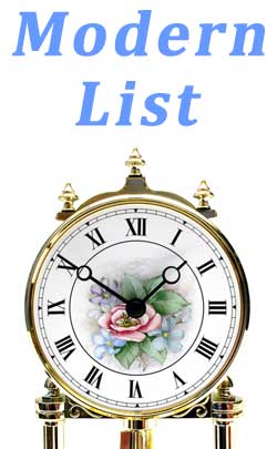 Modern Anniversary List Related Keywords & Suggestions - Modern ...