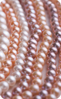 12th year anniversary modern theme - pearls image