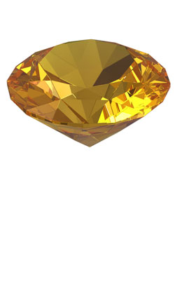 Diamond cut Beryal gemstone to represent the 38th year anniversary symbol