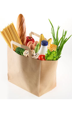 Bag of Groceries to represent the 44th year anniversary theme